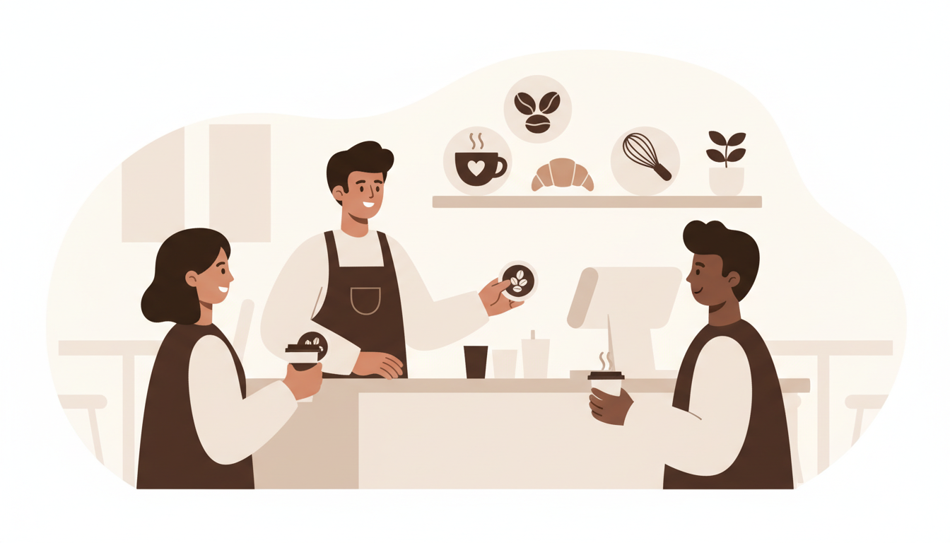 Aufkleber drucken: Kreative Werbung für Dein Café & Restaurant