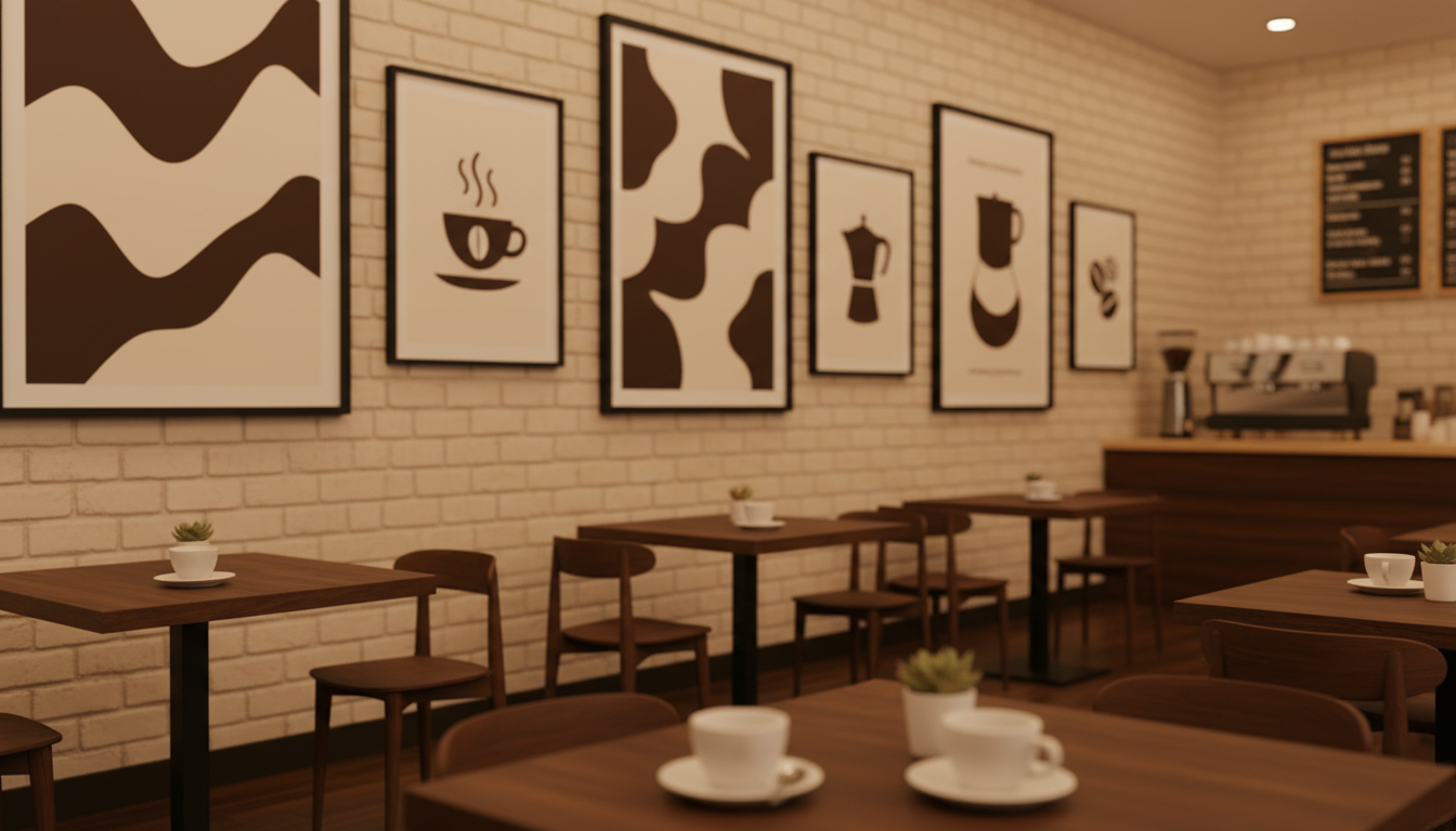 Poster gestalten für Cafés & Restaurants: Kunstdrucke die Gäste begeistern