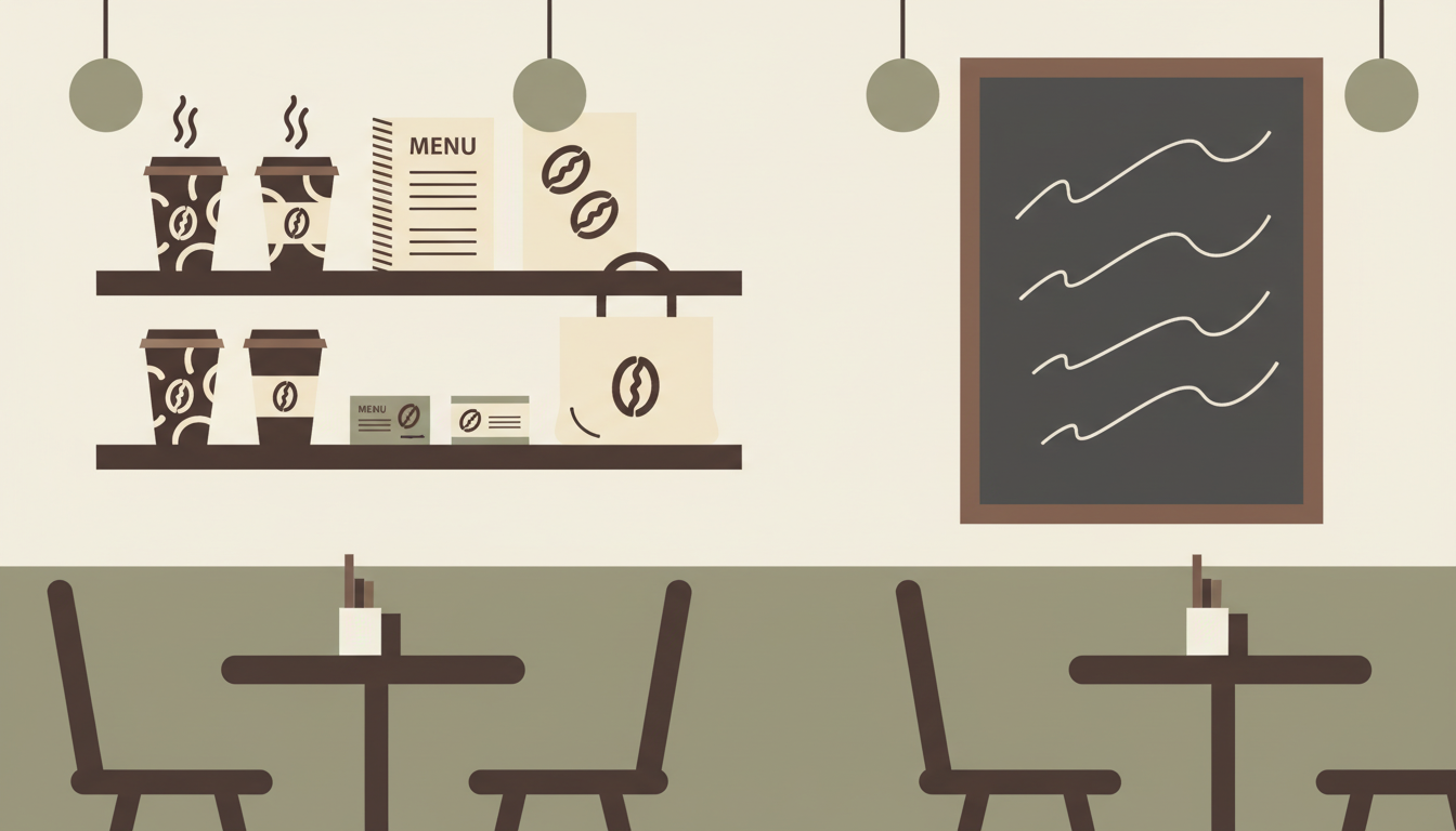 Werbemittel Gastronomie: So bringst du dein Café mit kreativem Branding zum Strahlen